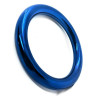 Stainless Steel Cockring Donut Bleu 8mm